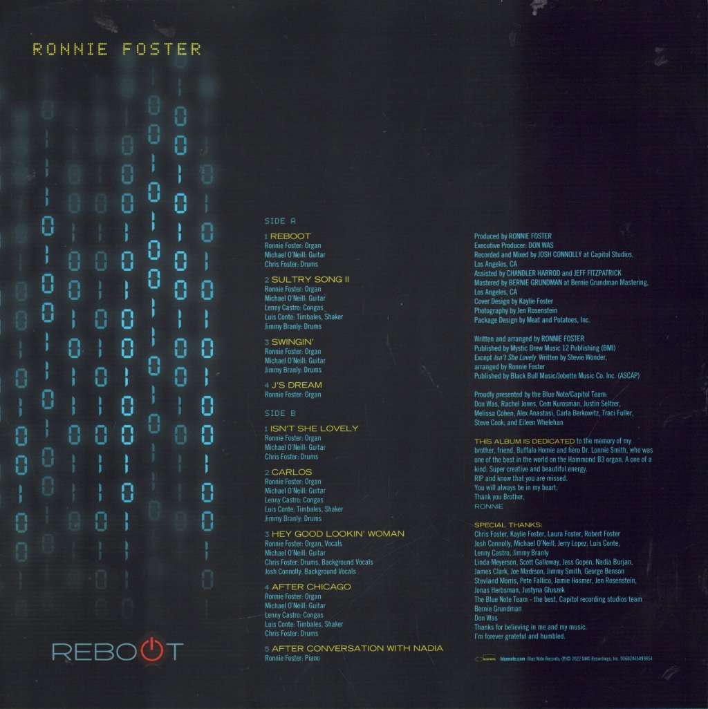 Ronnie Foster - Reboot - Lp