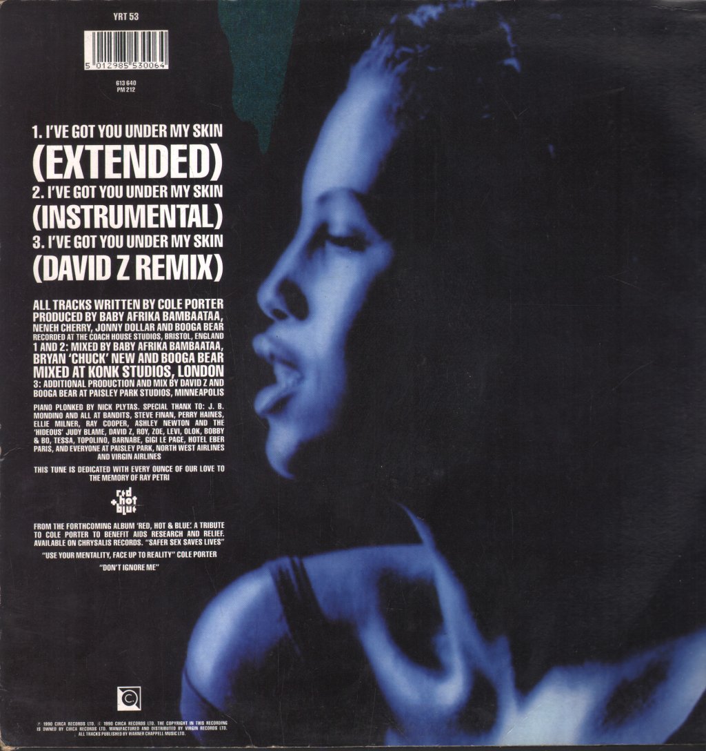 Neneh Cherry - I've Got You Under My Skin - 12 Inch