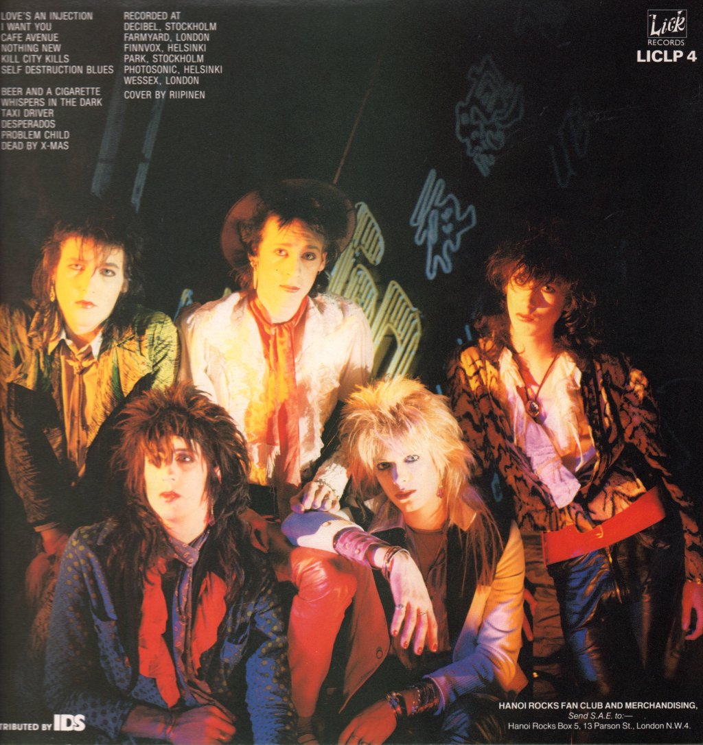 Hanoi Rocks - Self Destruction Blues - Lp