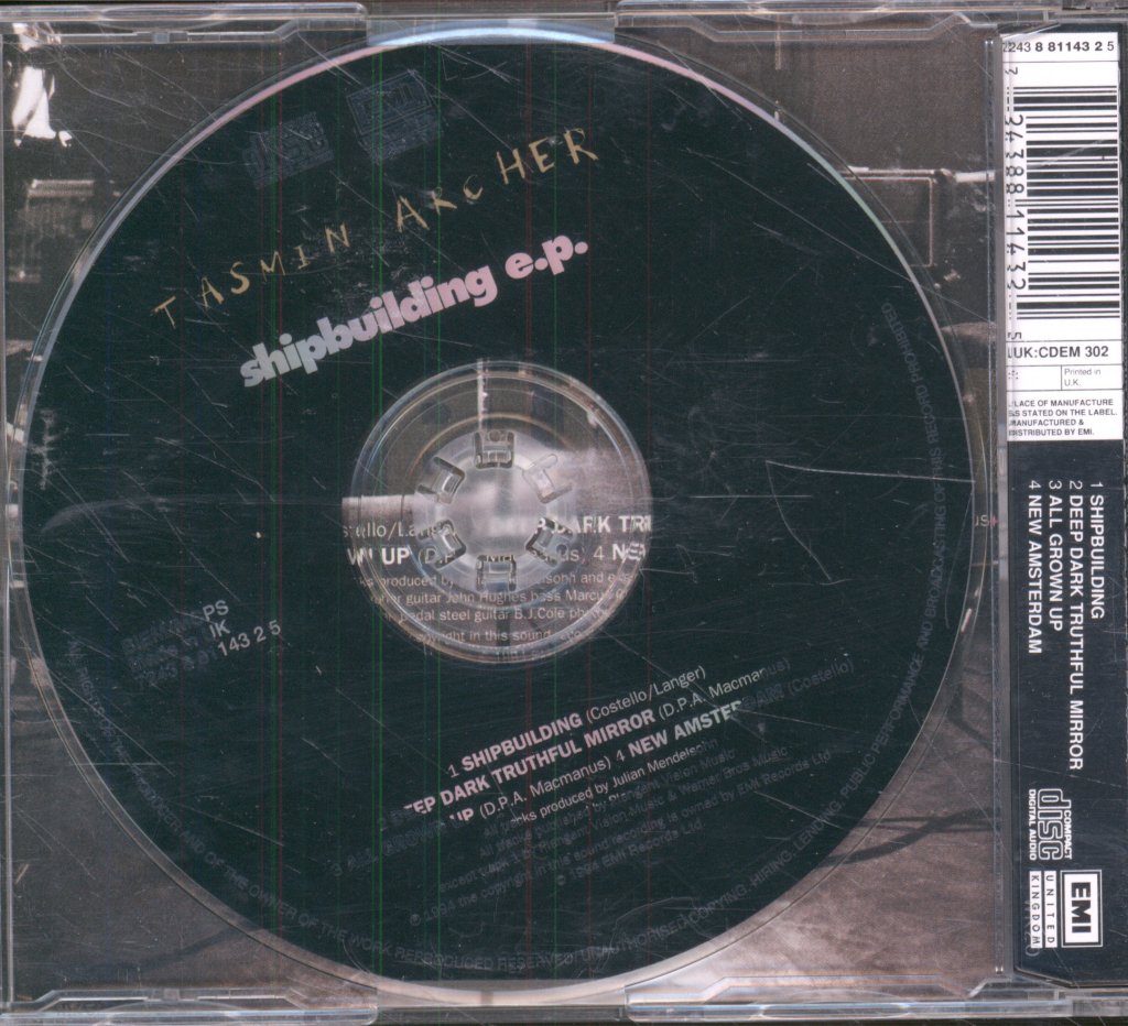 Tasmin Archer - Shipbuilding E.P. - Cd