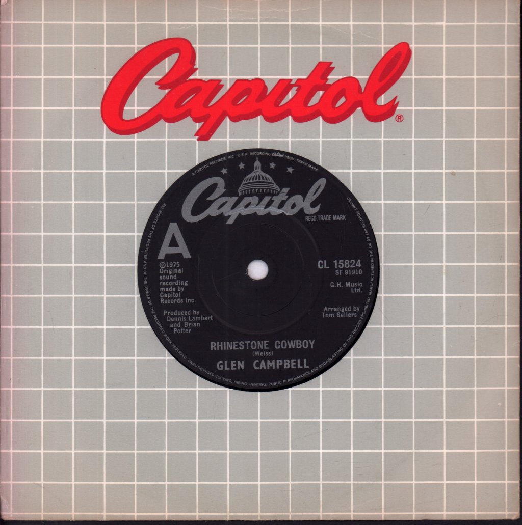 Glen Campbell - Rhinestone Cowboy - 7 Inch