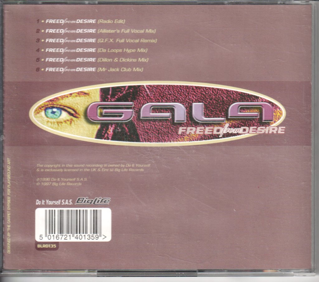 Gala - Freed From Desire - Cd