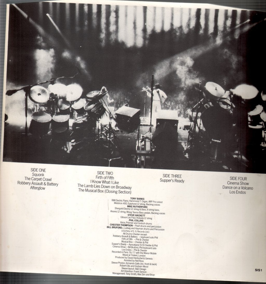 Genesis - Seconds Out - Double Lp