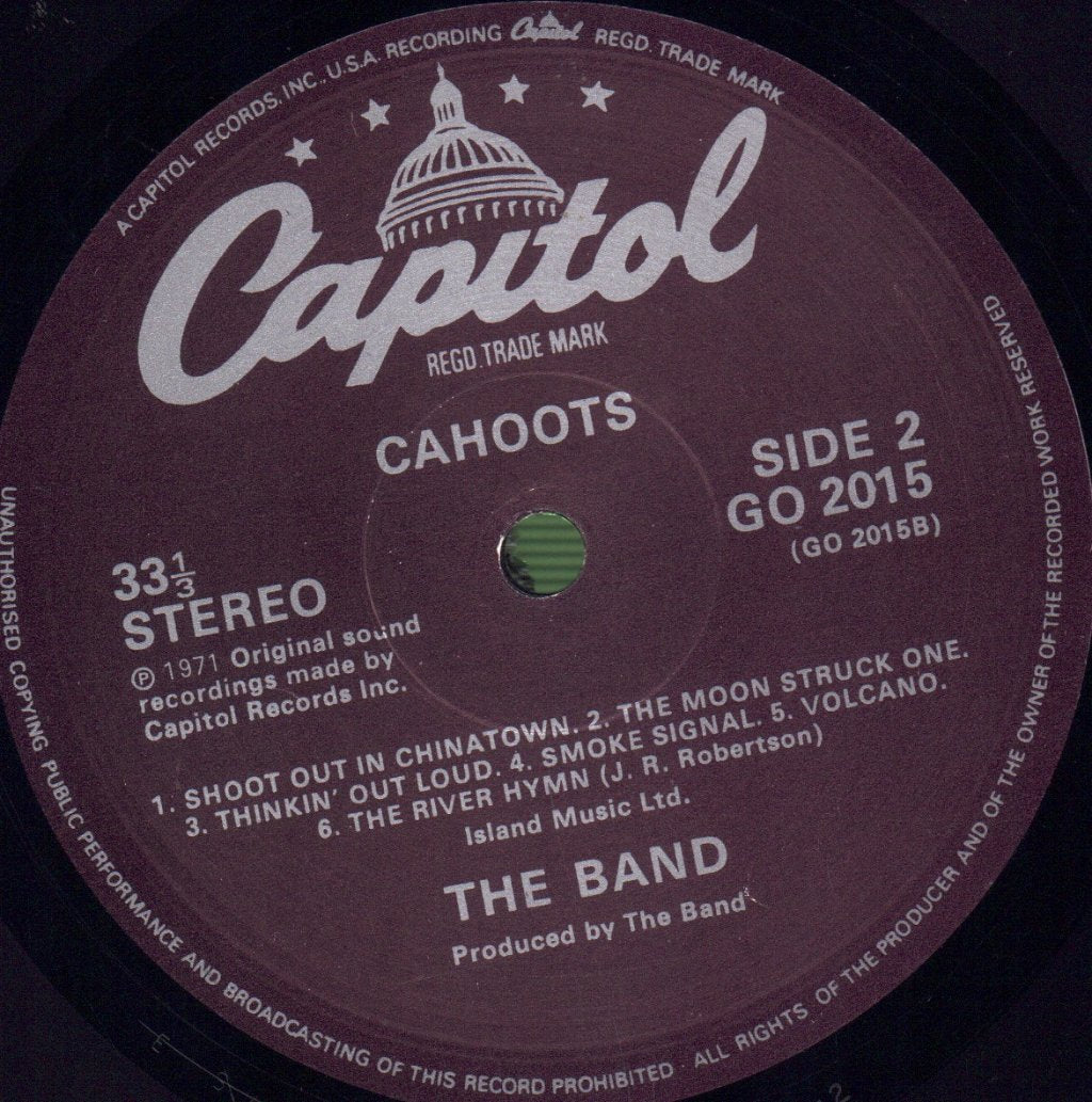Band - Cahoots - Lp