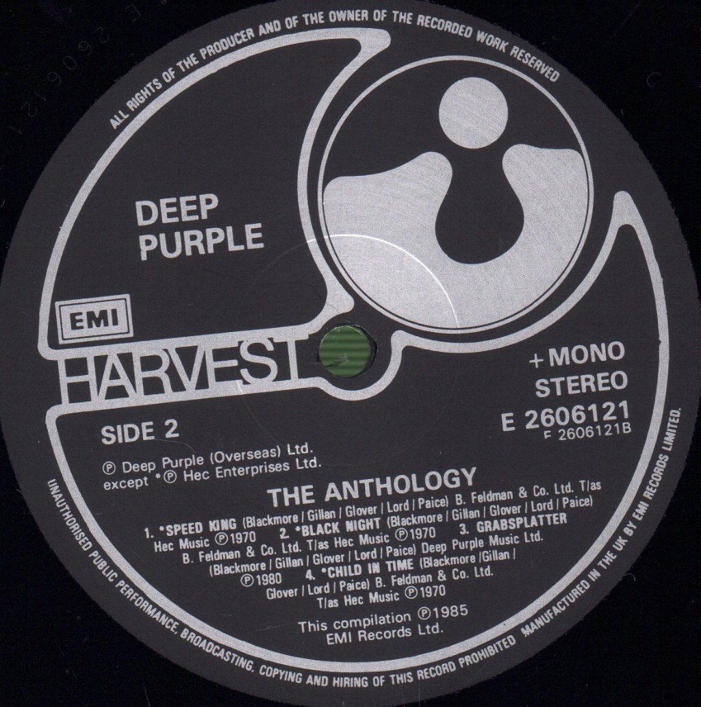Deep Purple - Anthology - Double Lp