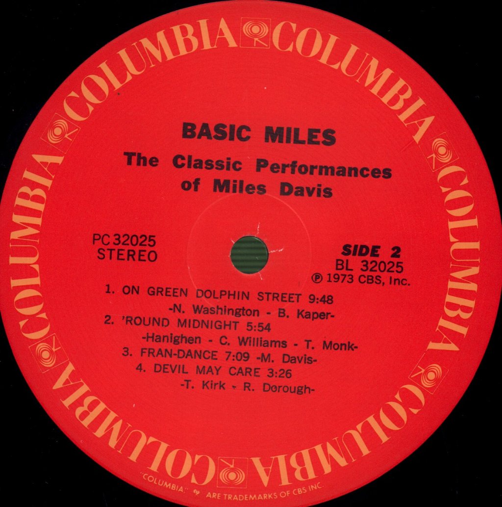 Miles Davis - Basic Miles - Lp