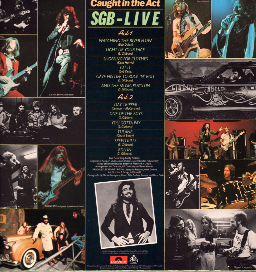 Steve Gibbons Band - Caught In The Act - Lp