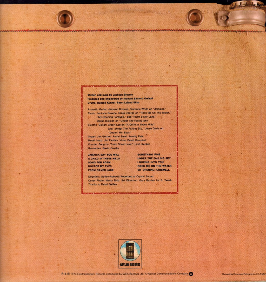 Jackson Browne - Saturate Before Using - Lp