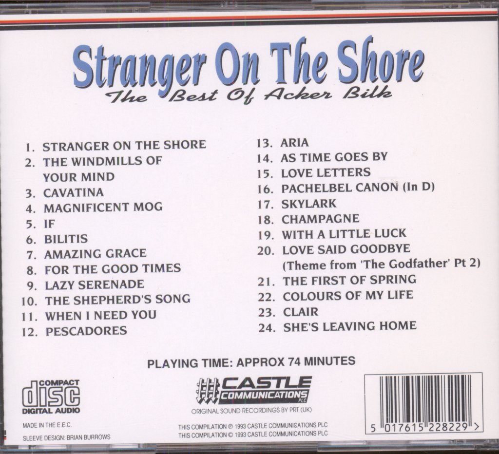 Acker Bilk - Stranger On The Shore (The Best Of Acker Bilk) - Cd