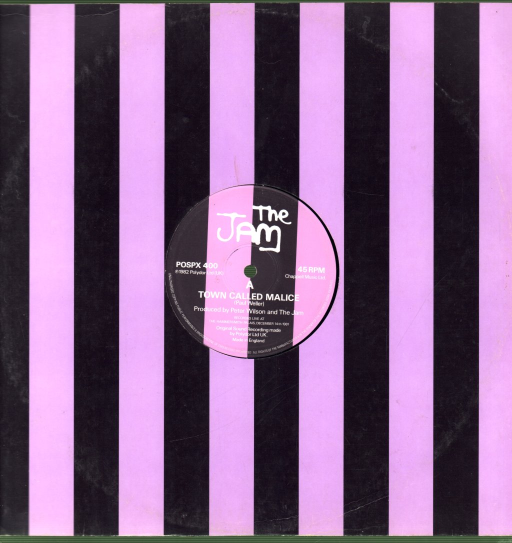 Jam - Town Called Malice (Live) - 12 Inch