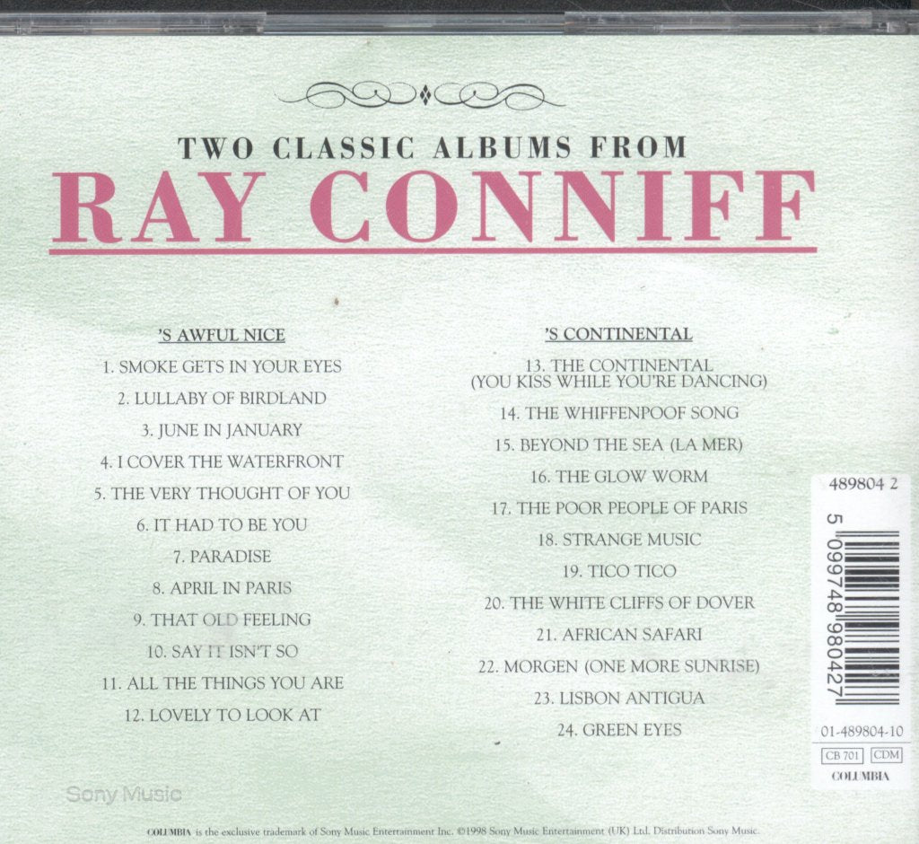 Ray Conniff - 'S Awful Nice /  'S Continental - Cd