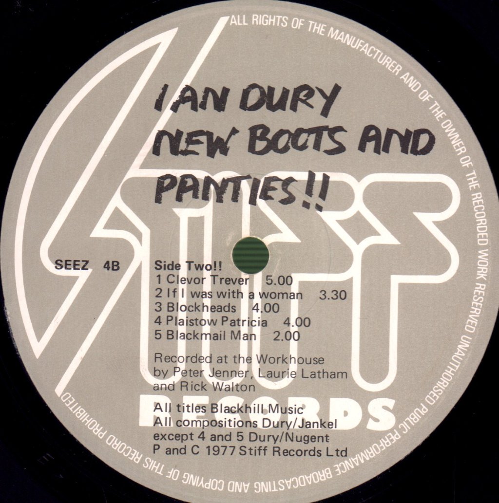 Ian Dury And The Blockheads - New Boots And Panties - Lp