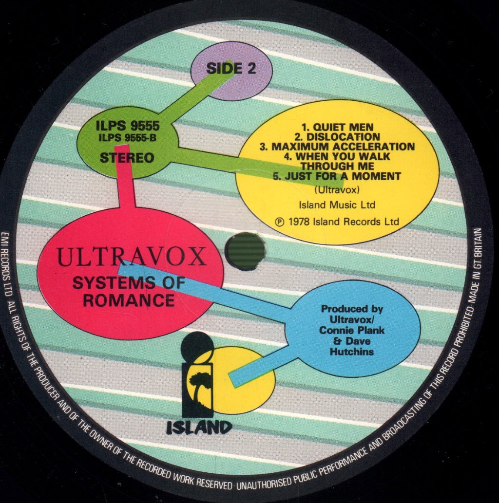 Ultravox - Systems Of Romance - Lp