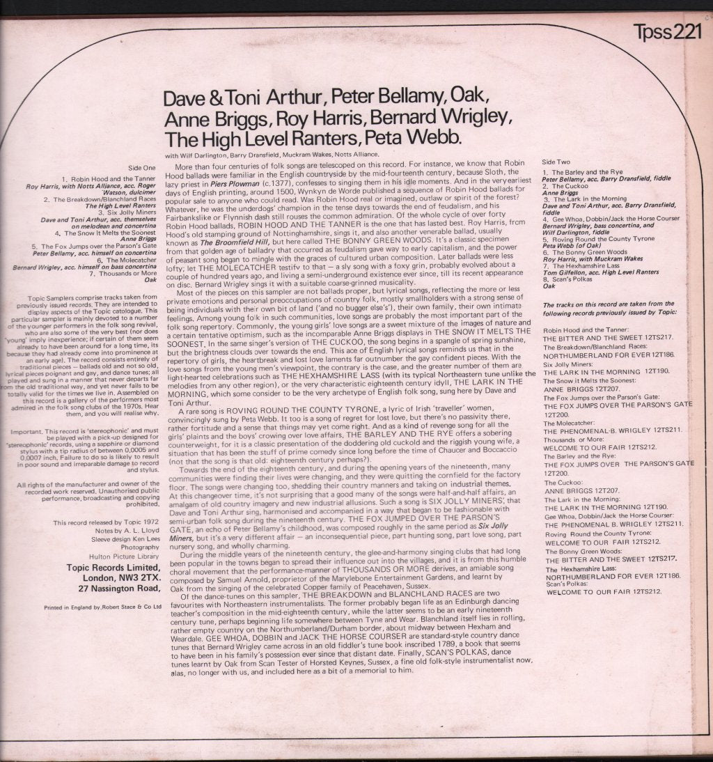 Various Artists - English Garland Topic Sampler Number 8 - Lp