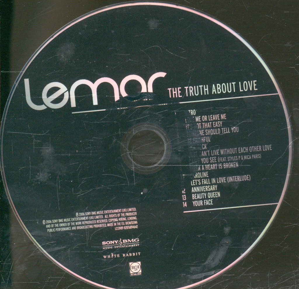 Lemar - Truth About Love - Cd