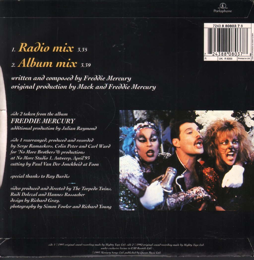 Freddie Mercury - Living On My Own - 7 Inch