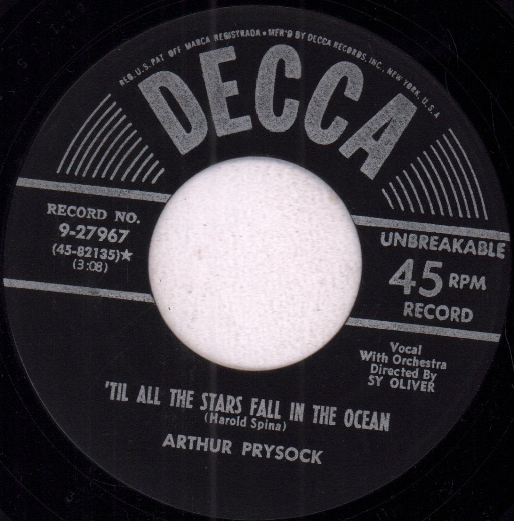 Arthur Prysock - Wheel Of Fortune - 7 Inch