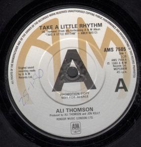 Ali Thomson - Take A Little Rhythm - 7 Inch
