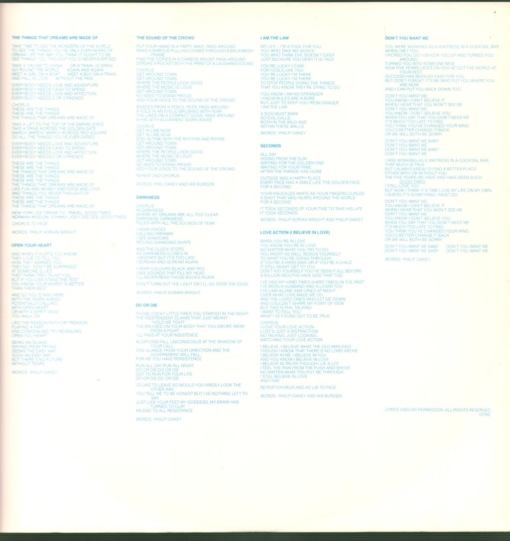 Human League - Dare - Lp