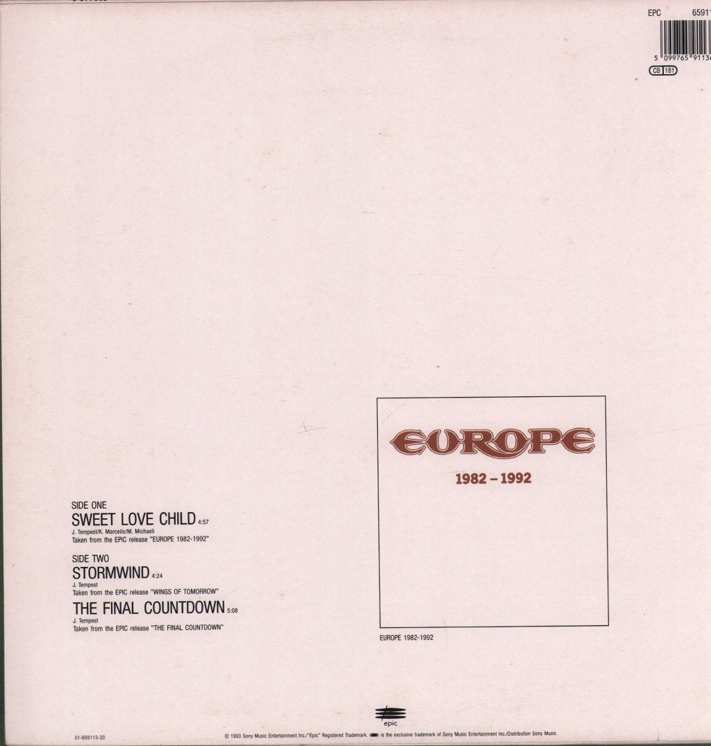 Europe - Sweet Love Child - 12 Inch