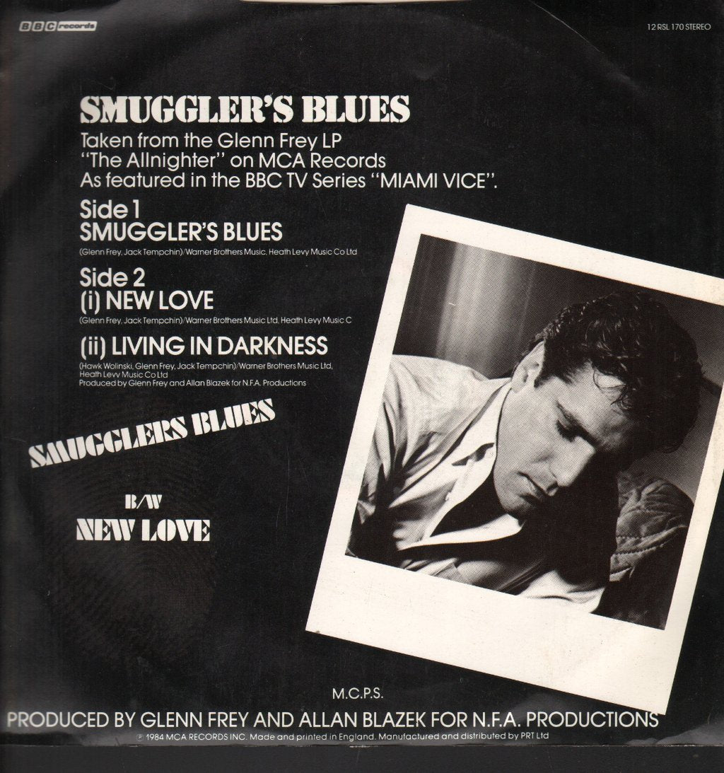 Glenn Frey - Smugglers Blues - 12 Inch