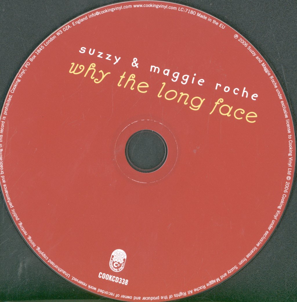 Suzzy And Maggie Roche - Why The Long Face - Cd