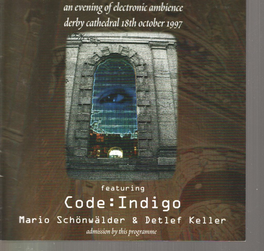 code:indigo - mario schonwalder and detlef keller - an evening of electronic ambience - Programme