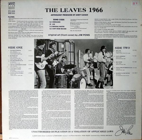 Leaves - 1966 - Lp