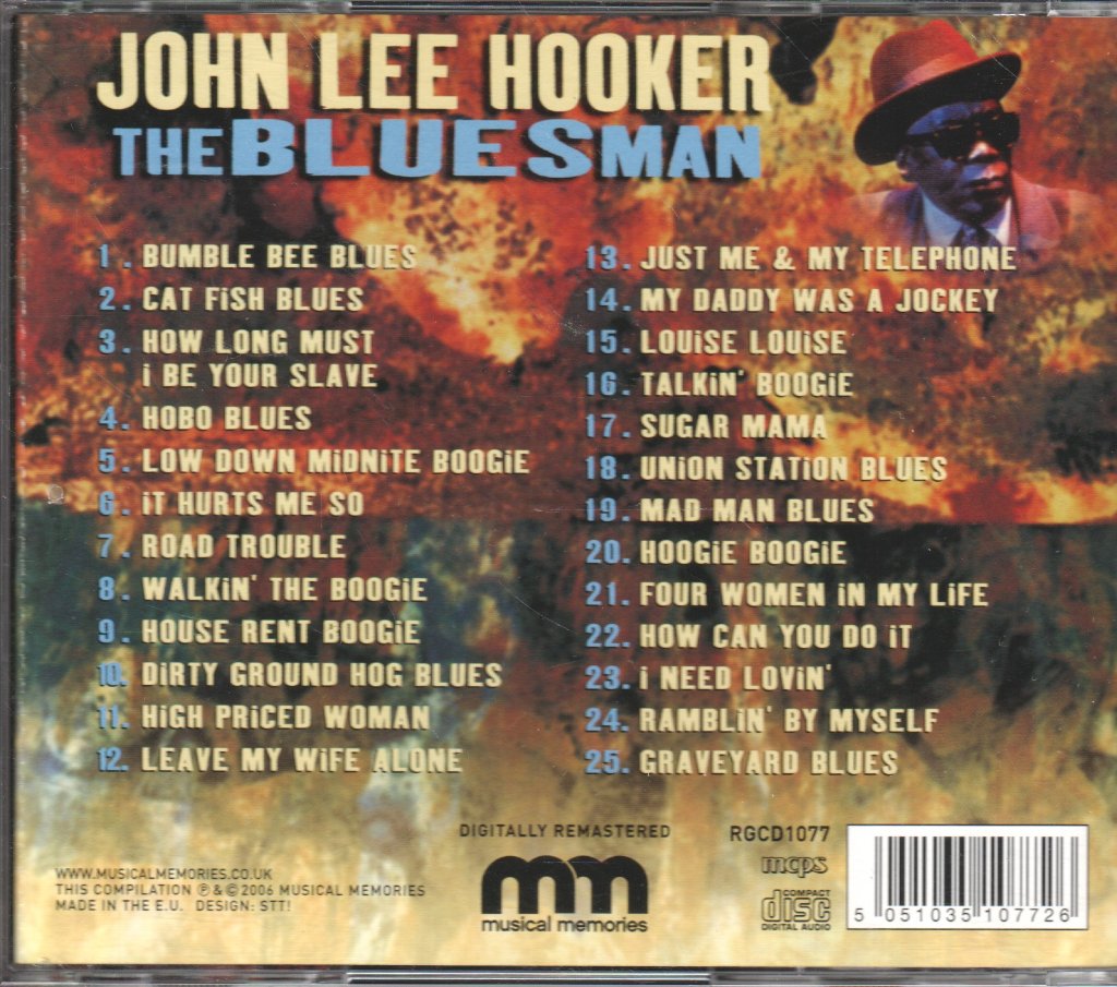 John Lee Hooker - Blues Man - Cd