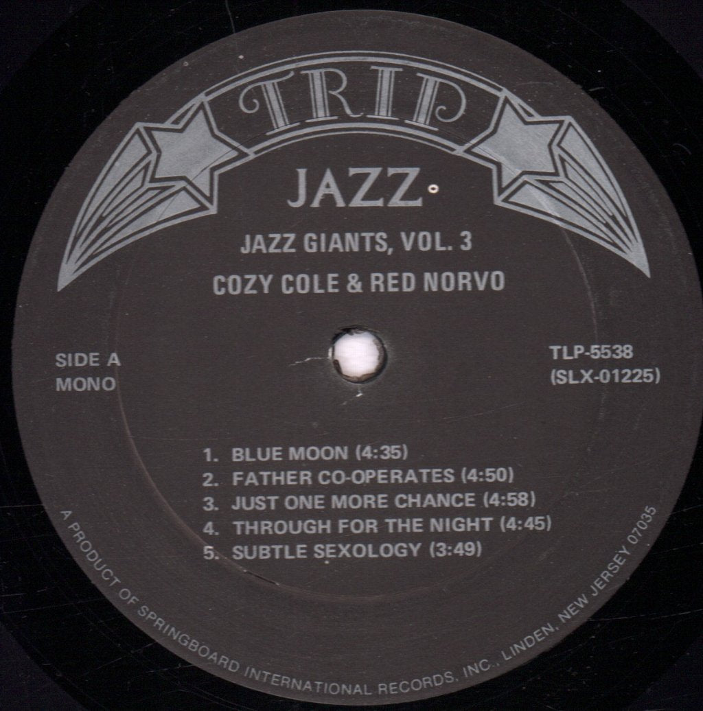 Cozy Cole / Red Norvo - Jazz Giants Vol. 3 - Lp
