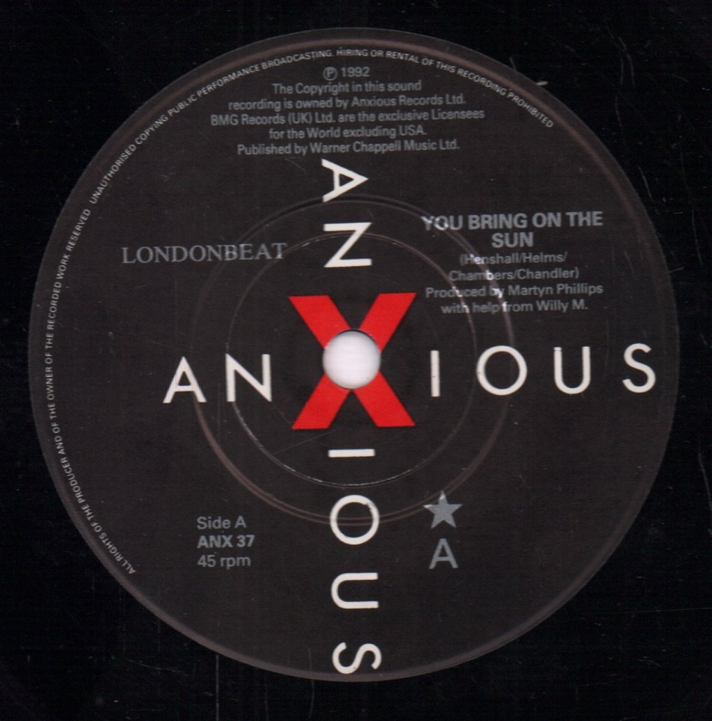 Londonbeat - You Bring On The Sun - 7 Inch