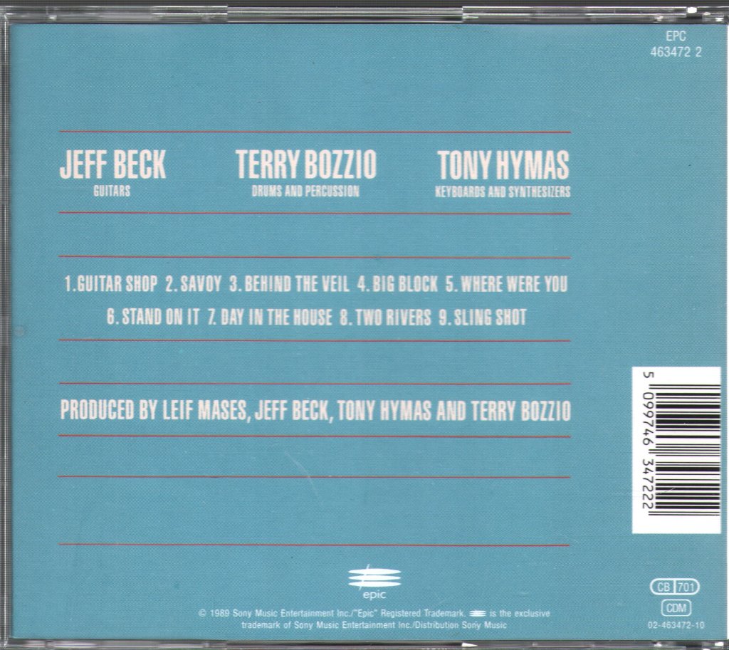 Jeff Beck - Jeff Beck's Guitar Shop - Cd