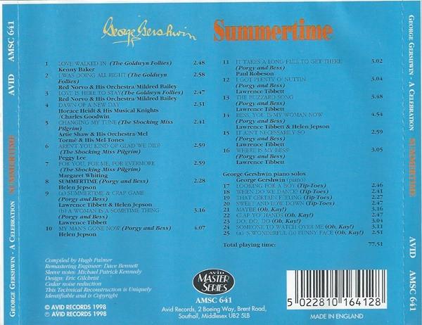 Various Artists - George Gershwin Summertime - Cd