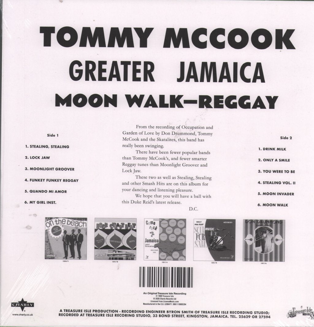 Tommy Mccook - Greater Jamaica Moon Walk - Reggay - Lp