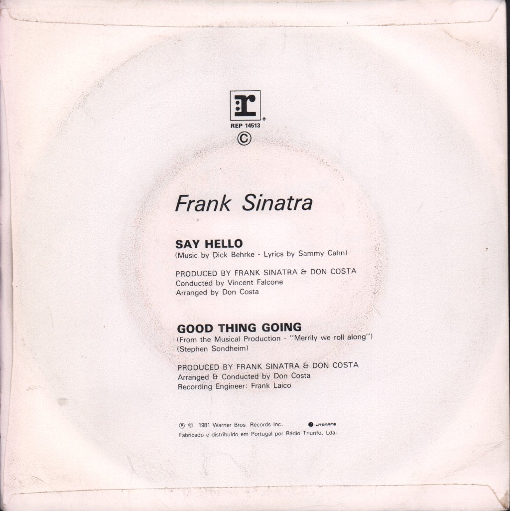 Frank Sinatra - Say Hello - 7 Inch