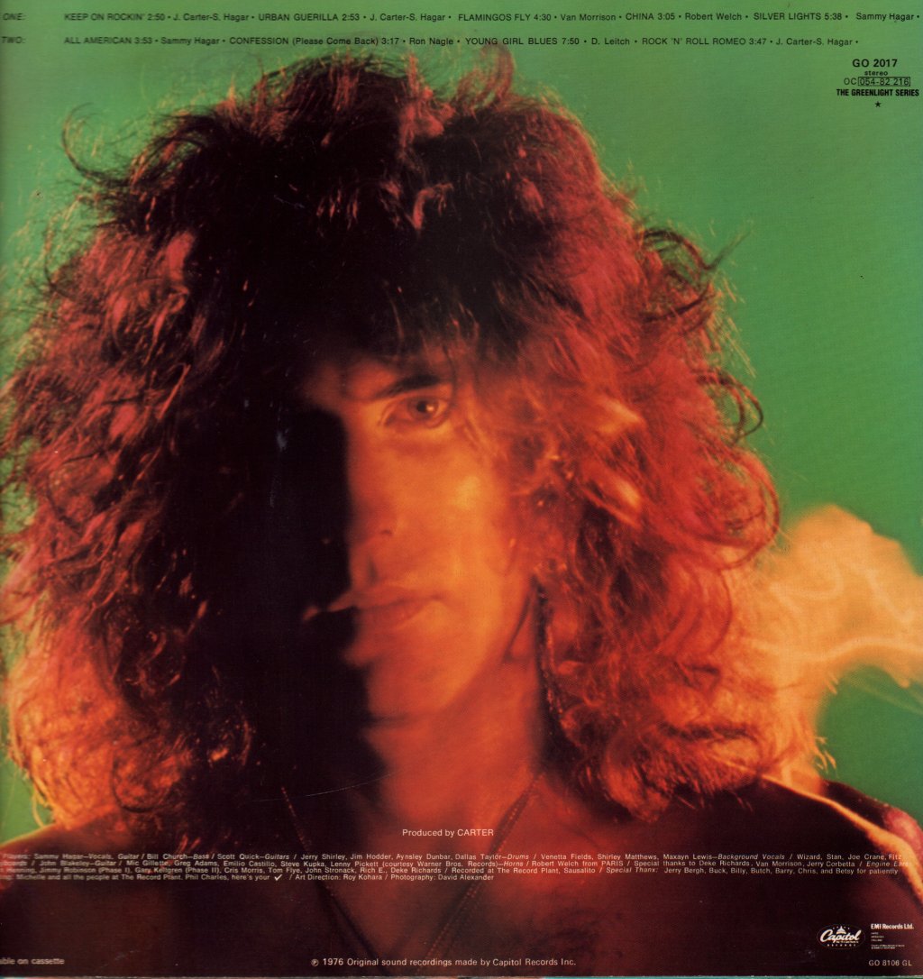 Sammy Hagar - Nine On A Ten Scale - Lp
