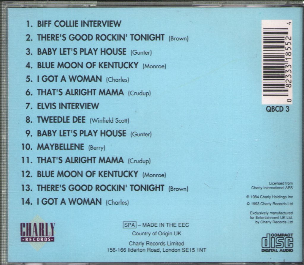 Elvis Scotty And Bill - In The Beginning - Cd