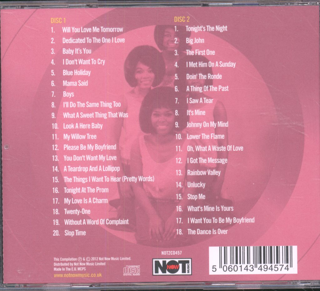 Shirelles - Will You Love Me Tomorrow - The Scepter And Top Rank Records Story - Double Cd