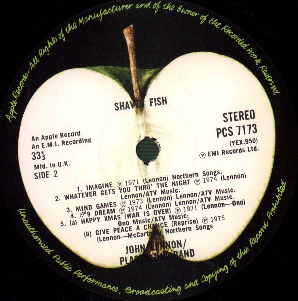 John Lennon - Shaved Fish - Lp