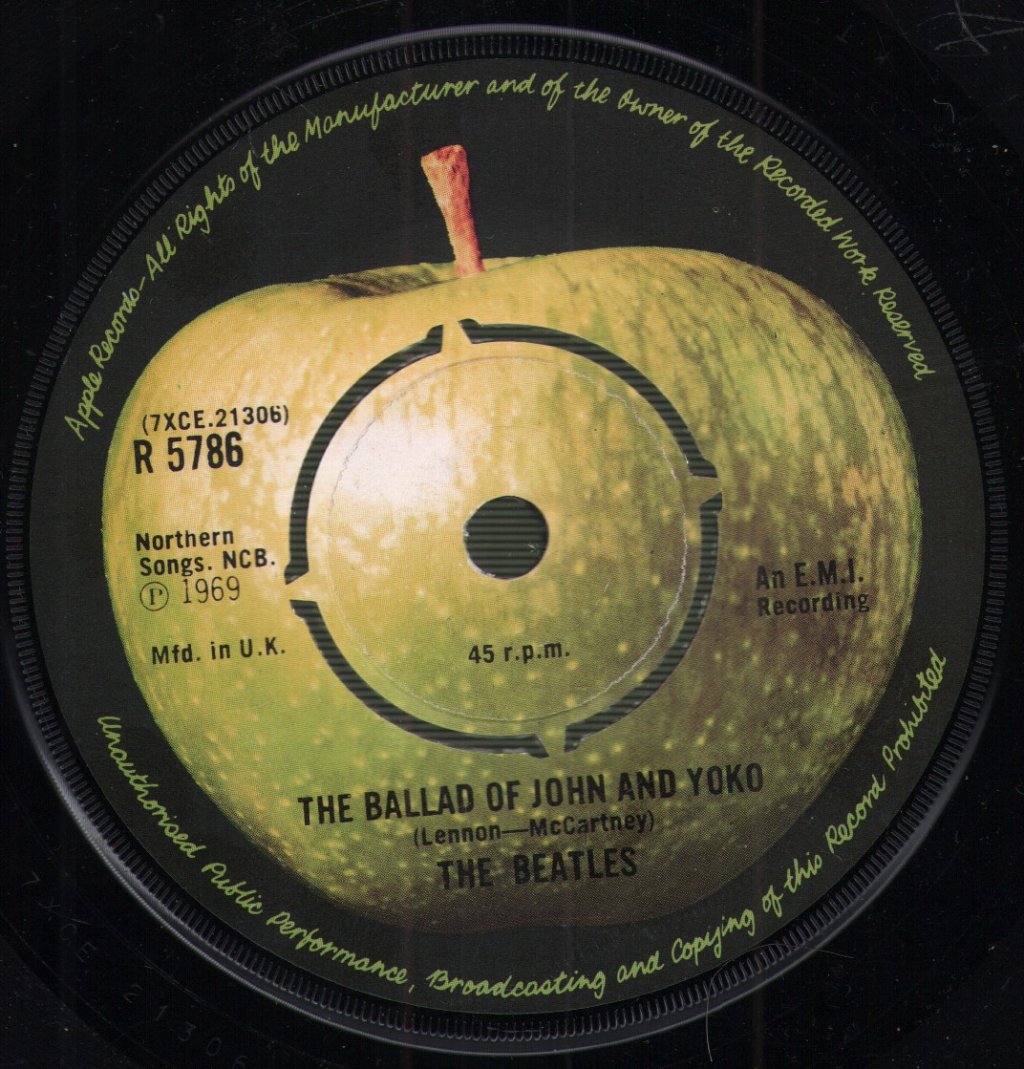 Beatles - Ballad Of John And Yoko - 7 Inch