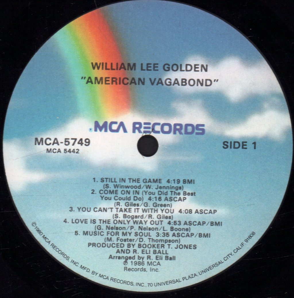 William Lee Golden - American Vagabond - Lp