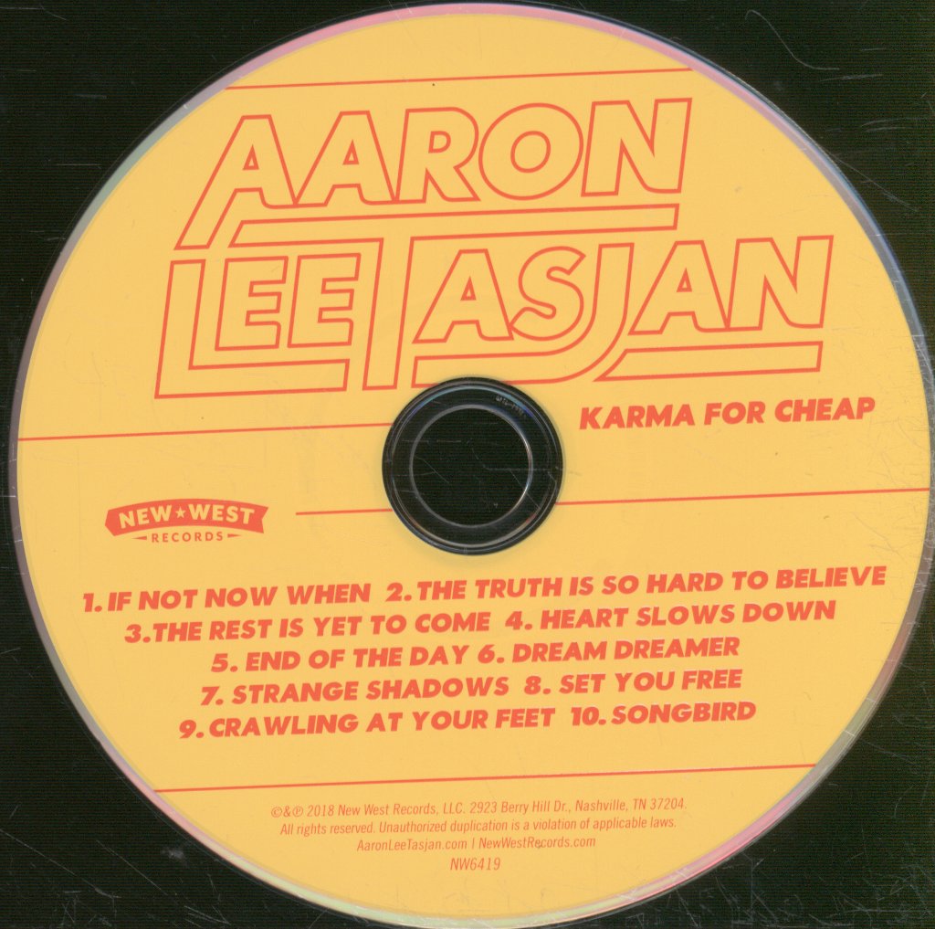 Aaron Lee Tasjan - Karma For Cheap - Cd