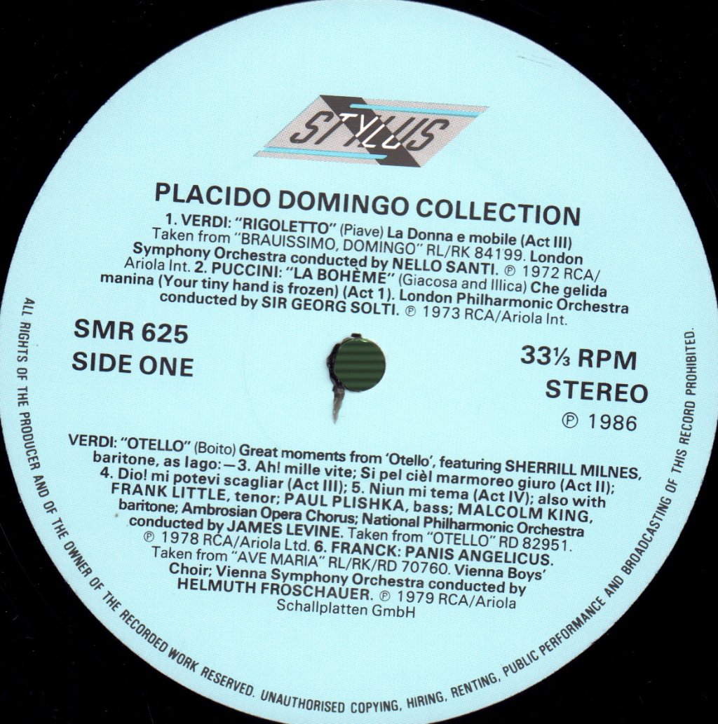 Placido Domingo - Collection - Double Lp