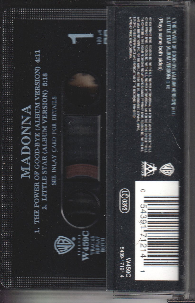 Madonna - Power Of Goodbye - Cassette