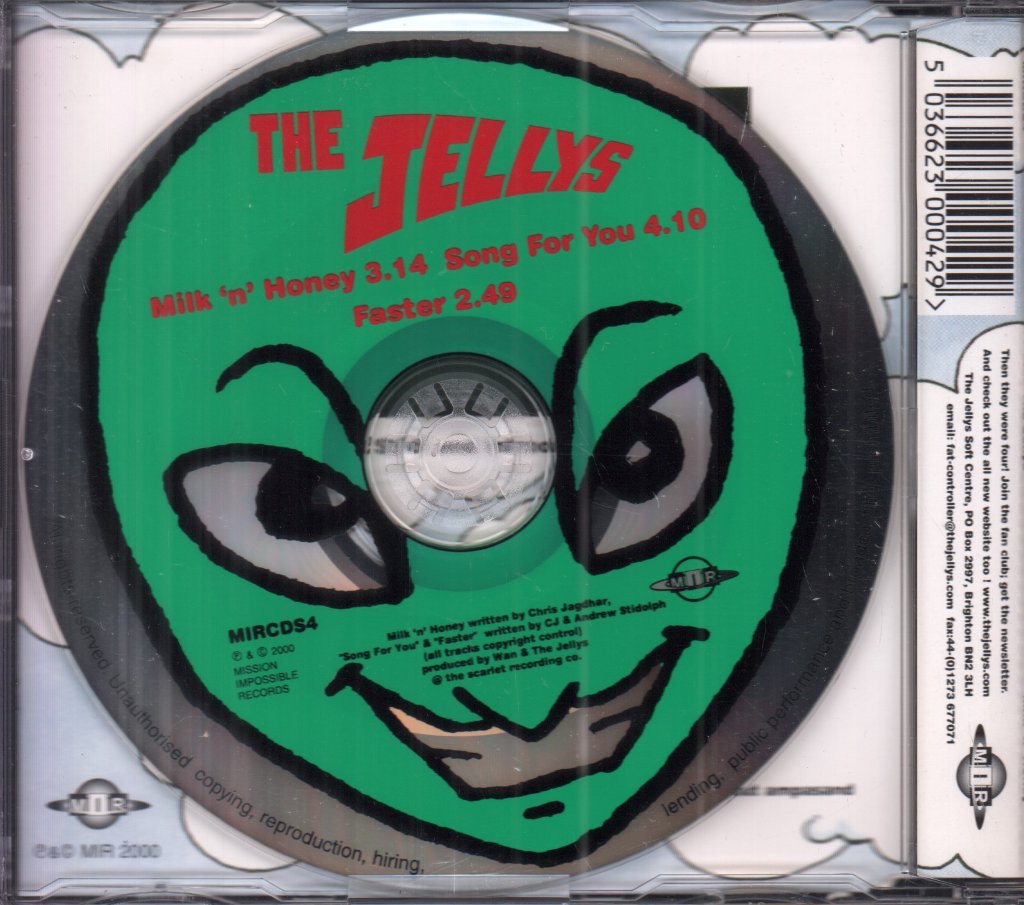 Jellys - Milk N Honey - Cd
