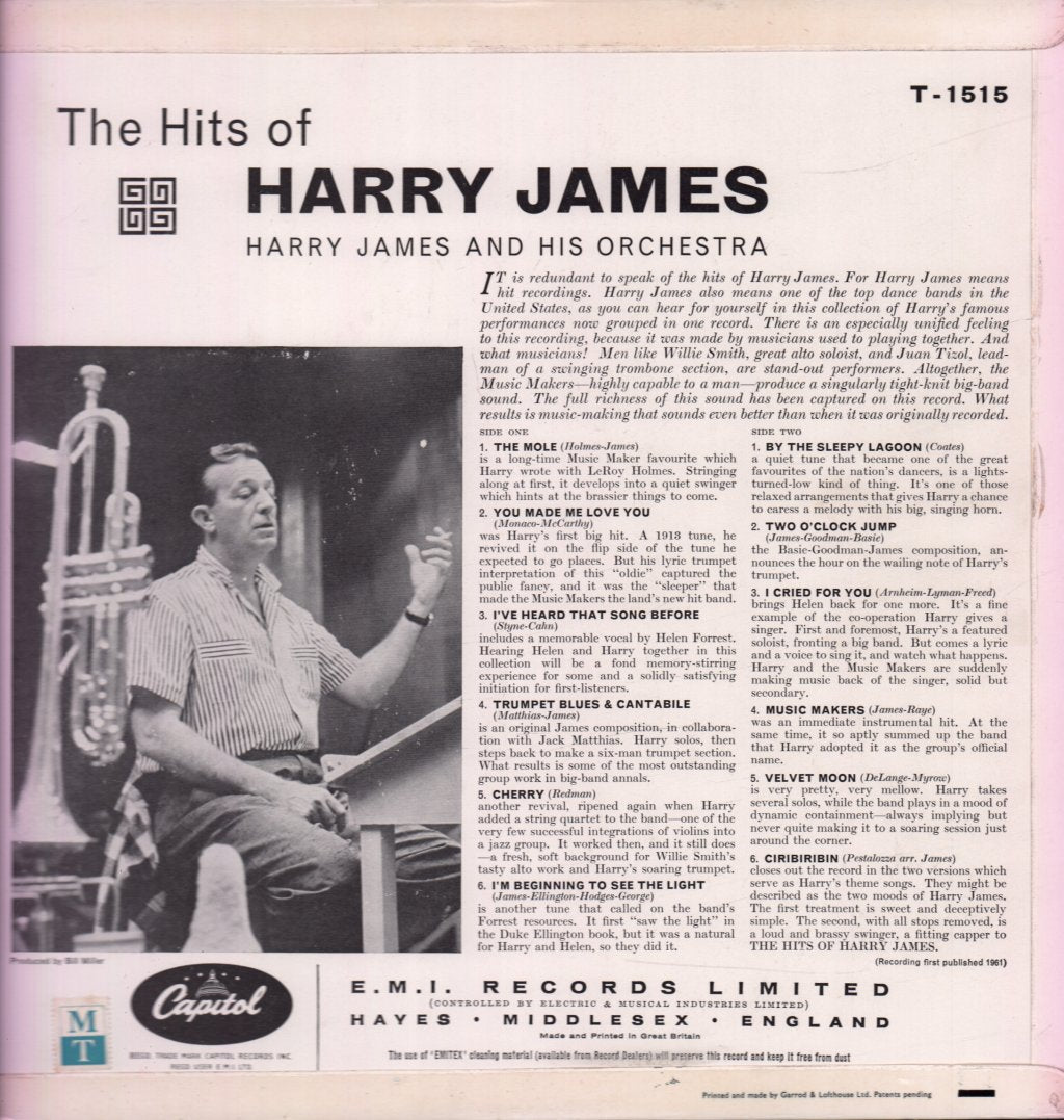 Harry James - Hits Of - Lp