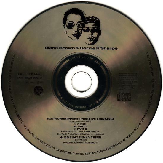 Diana Brown & Barrie K Sharpe - Sun Worshippers - Cd