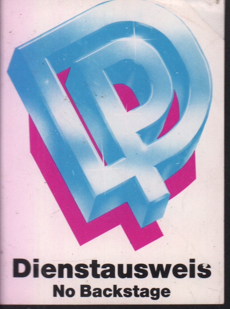 Deep Purple - dienstausweis no backstage - Sticker