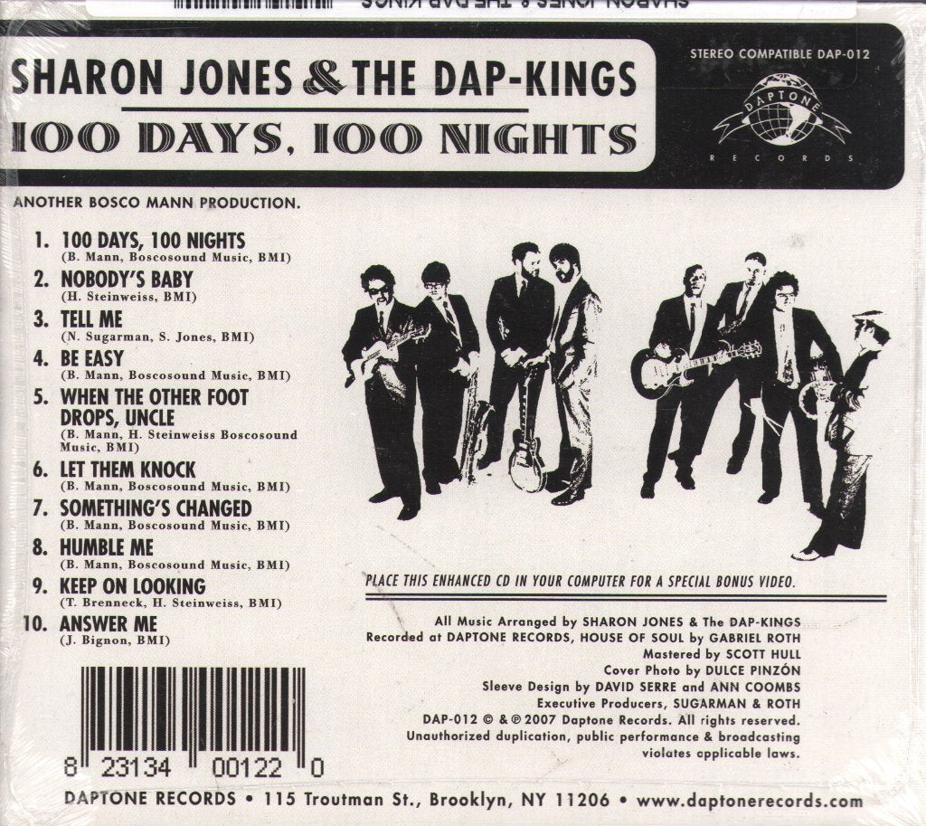 Sharon Jones & The Dap-Kings - 100 Days, 100 Nights - Cd