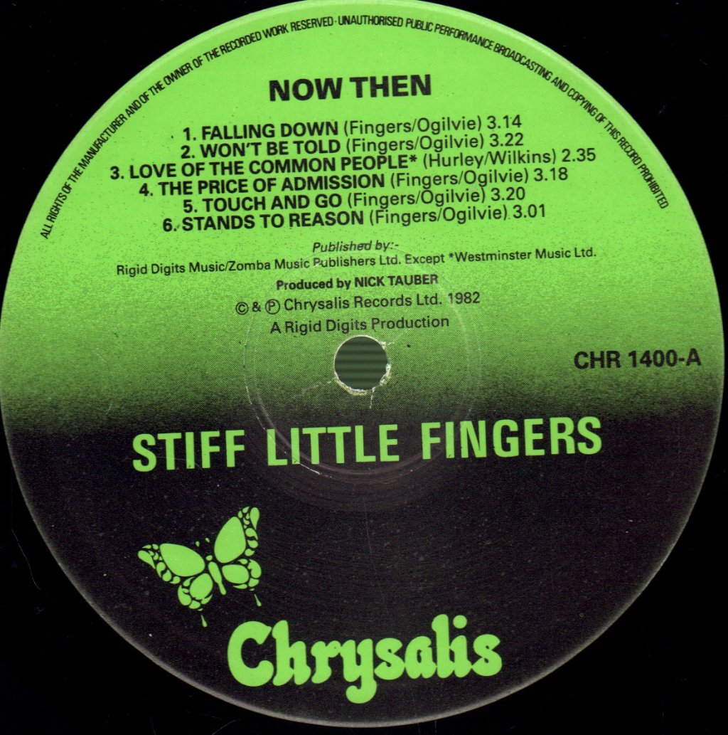 Stiff Little Fingers - Now Then - Lp
